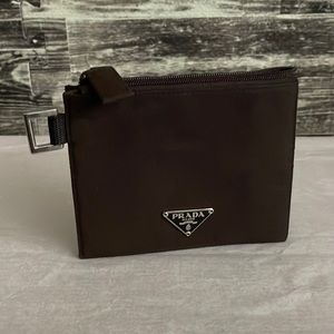 Prada Nylon brown bifold Wallet